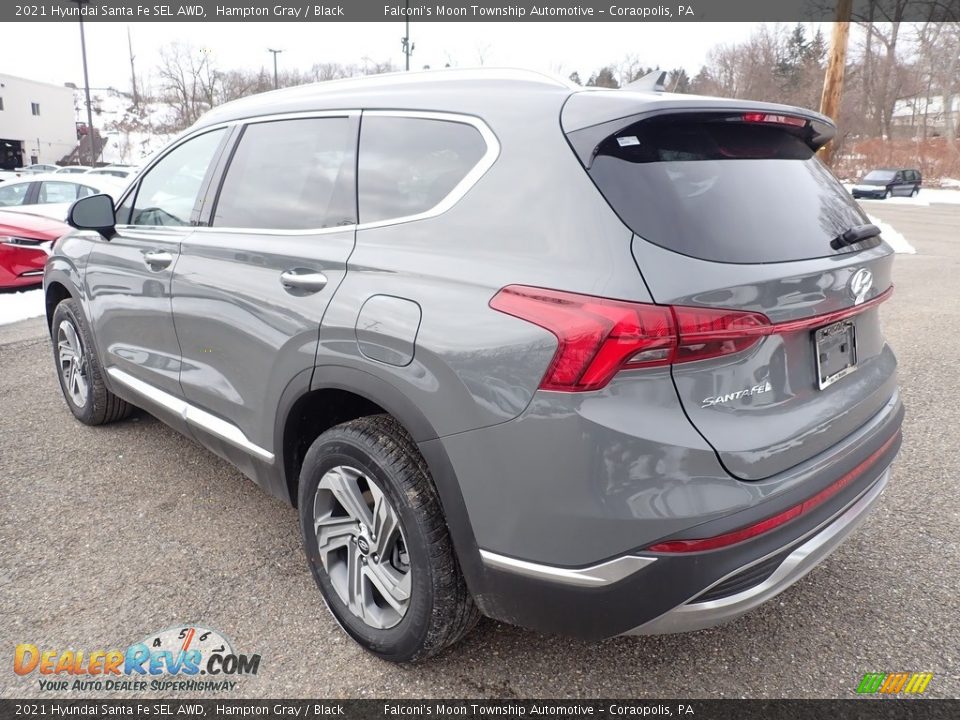 2021 Hyundai Santa Fe SEL AWD Hampton Gray / Black Photo #6