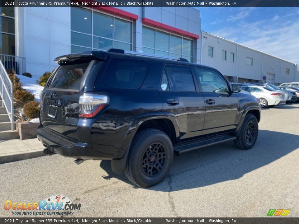 2021 Toyota 4Runner SR5 Premium 4x4 Midnight Black Metallic / Black/Graphite Photo #14