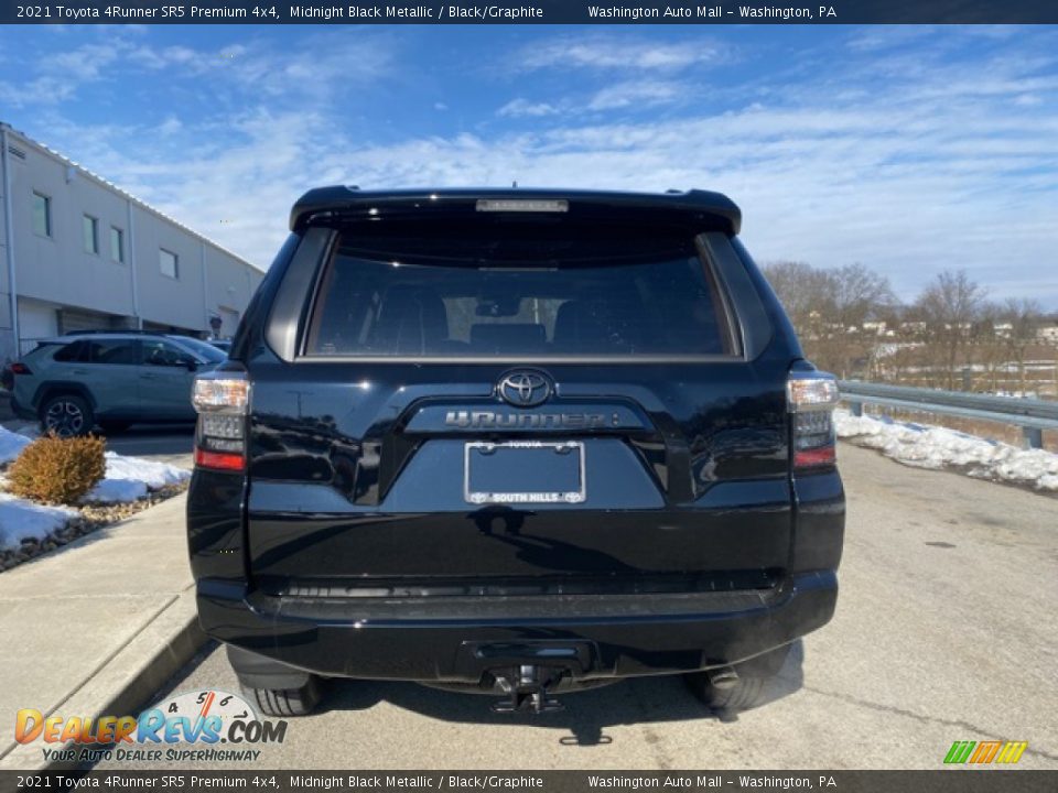 2021 Toyota 4Runner SR5 Premium 4x4 Midnight Black Metallic / Black/Graphite Photo #15