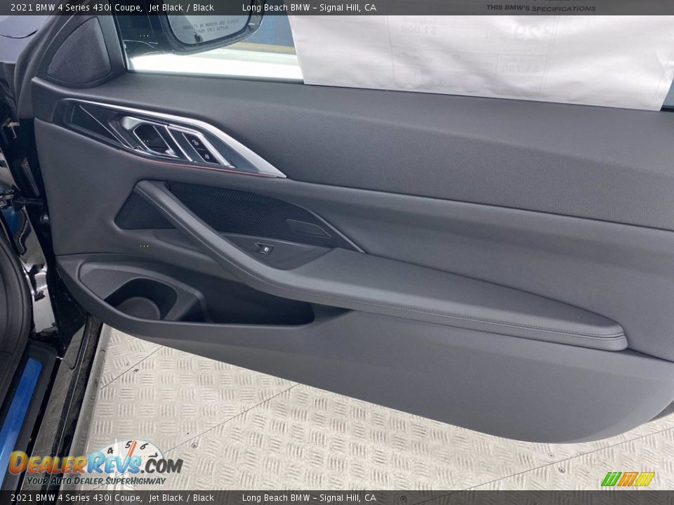 2021 BMW 4 Series 430i Coupe Jet Black / Black Photo #19