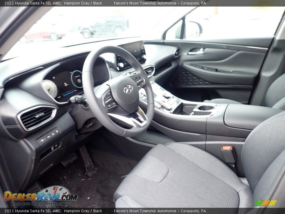 2021 Hyundai Santa Fe SEL AWD Hampton Gray / Black Photo #10