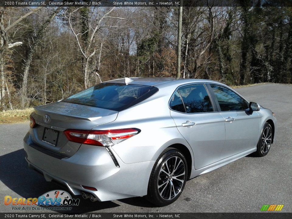 2020 Toyota Camry SE Celestial Silver Metallic / Black Photo #6