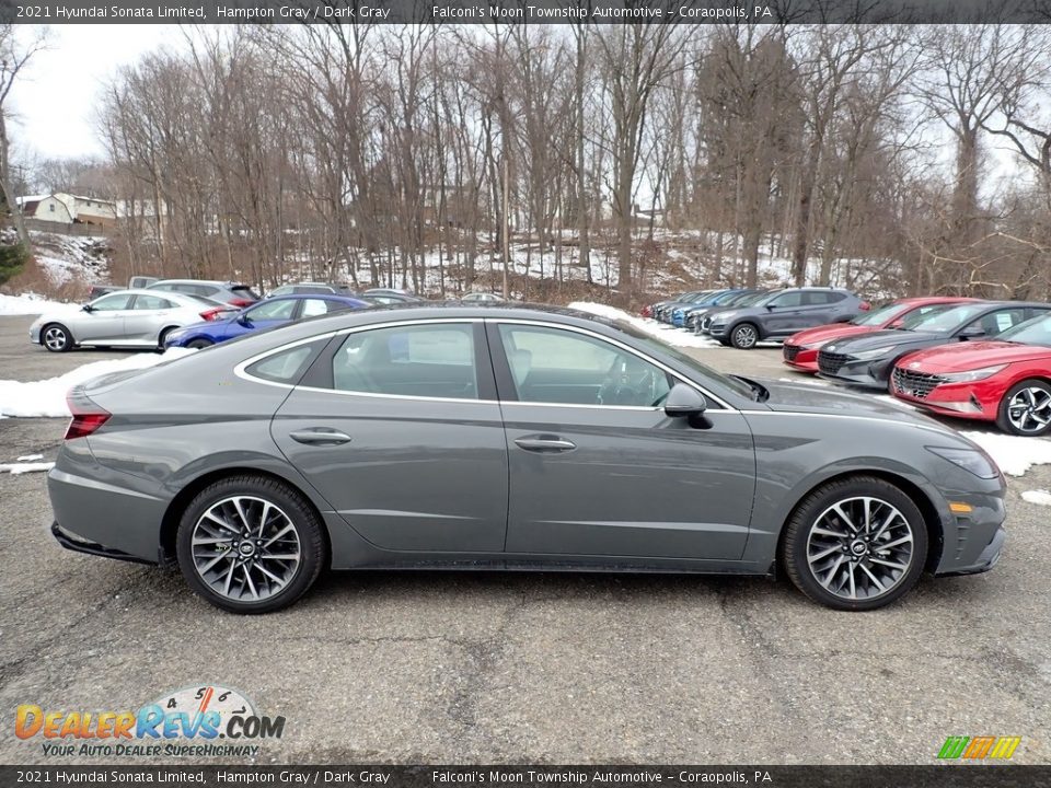 2021 Hyundai Sonata Limited Hampton Gray / Dark Gray Photo #1