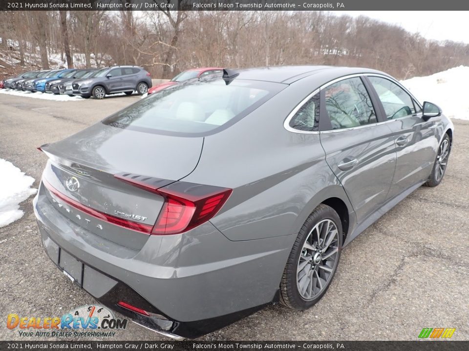 2021 Hyundai Sonata Limited Hampton Gray / Dark Gray Photo #2