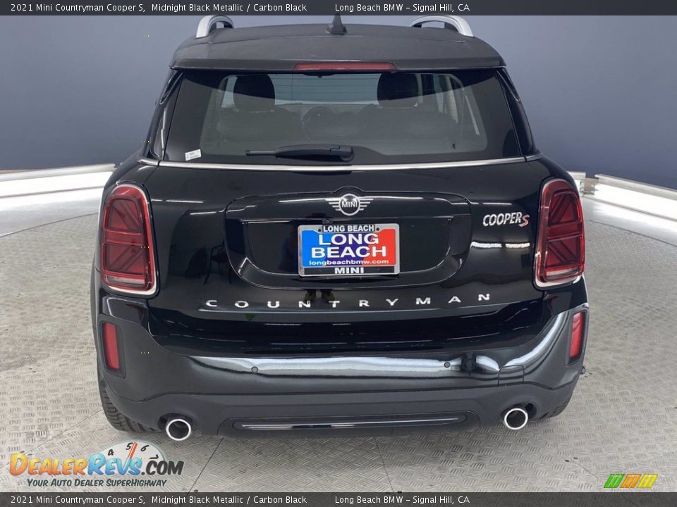 2021 Mini Countryman Cooper S Midnight Black Metallic / Carbon Black Photo #10