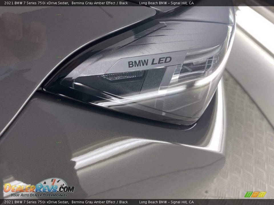 2021 BMW 7 Series 750i xDrive Sedan Bernina Gray Amber Effect / Black Photo #26