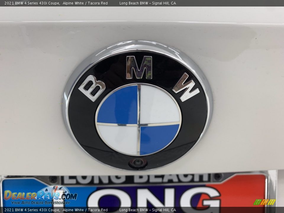 2021 BMW 4 Series 430i Coupe Alpine White / Tacora Red Photo #13