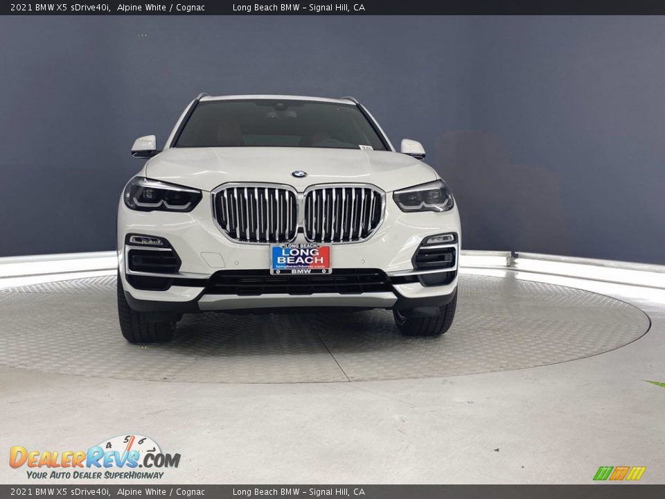 2021 BMW X5 sDrive40i Alpine White / Cognac Photo #6