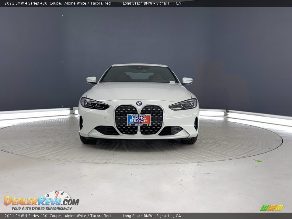 2021 BMW 4 Series 430i Coupe Alpine White / Tacora Red Photo #23