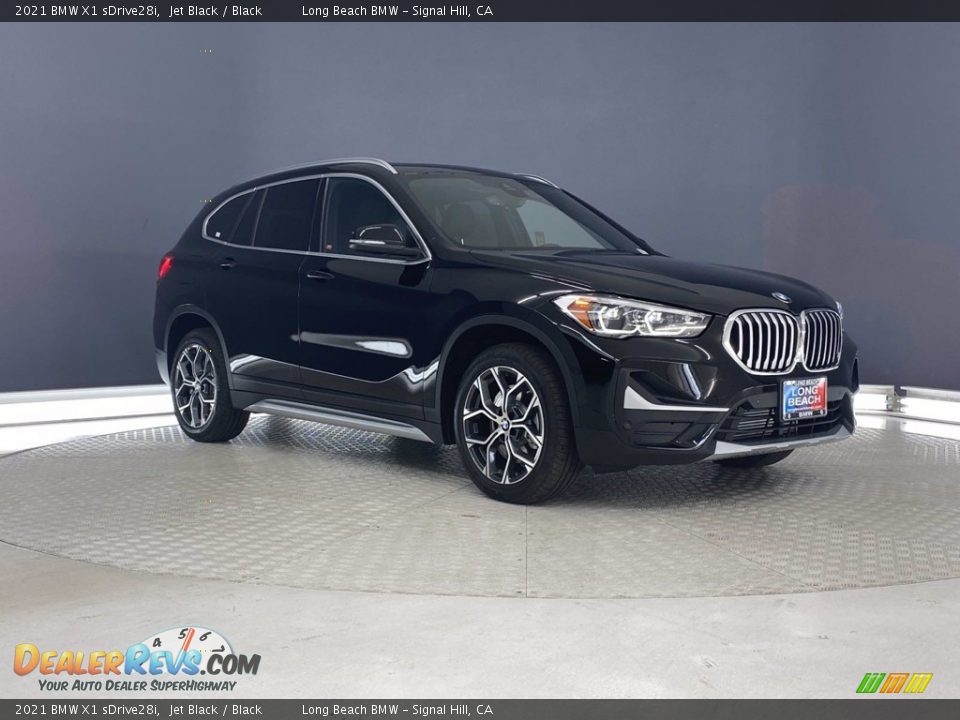 2021 BMW X1 sDrive28i Jet Black / Black Photo #1