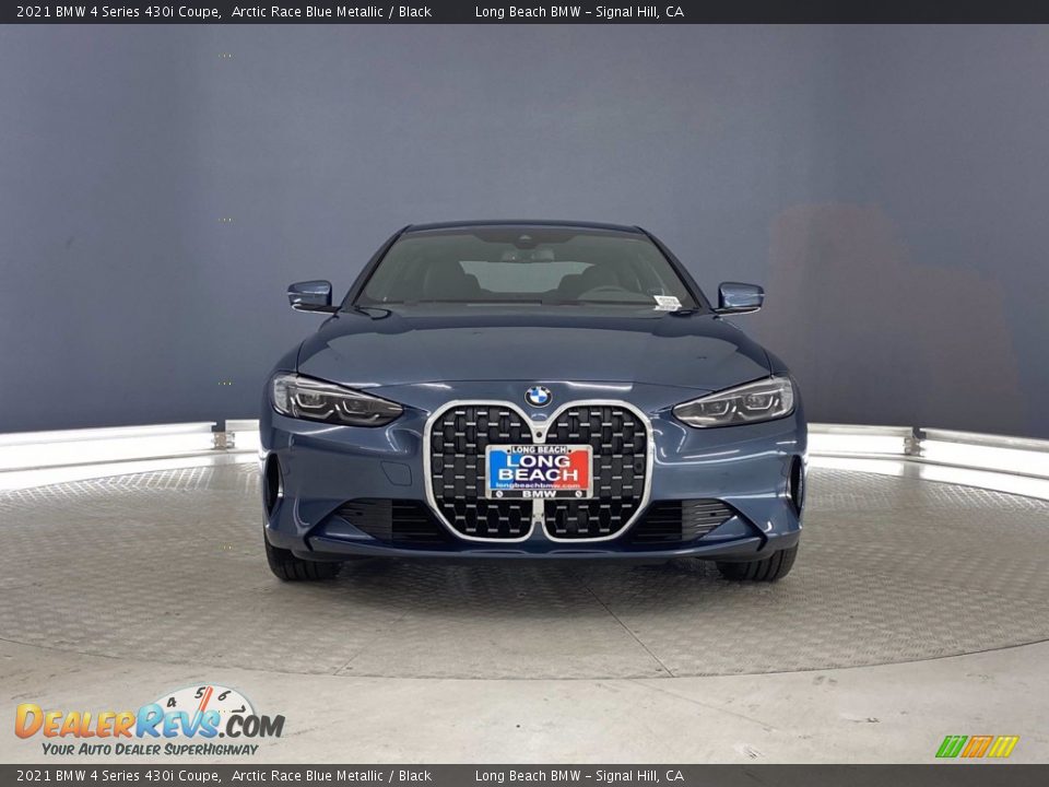 2021 BMW 4 Series 430i Coupe Arctic Race Blue Metallic / Black Photo #4