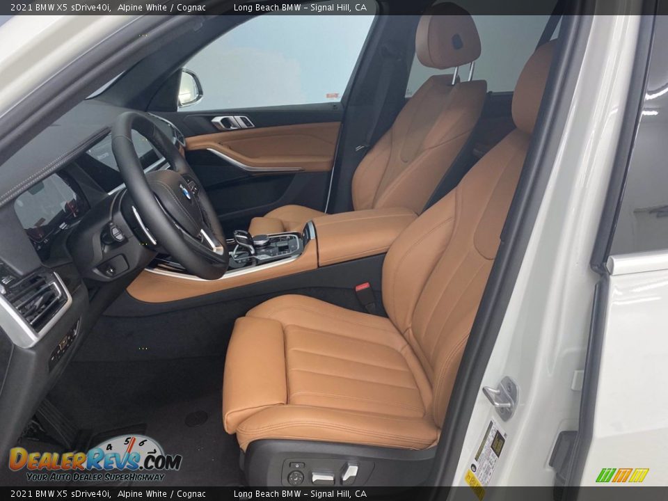 2021 BMW X5 sDrive40i Alpine White / Cognac Photo #20