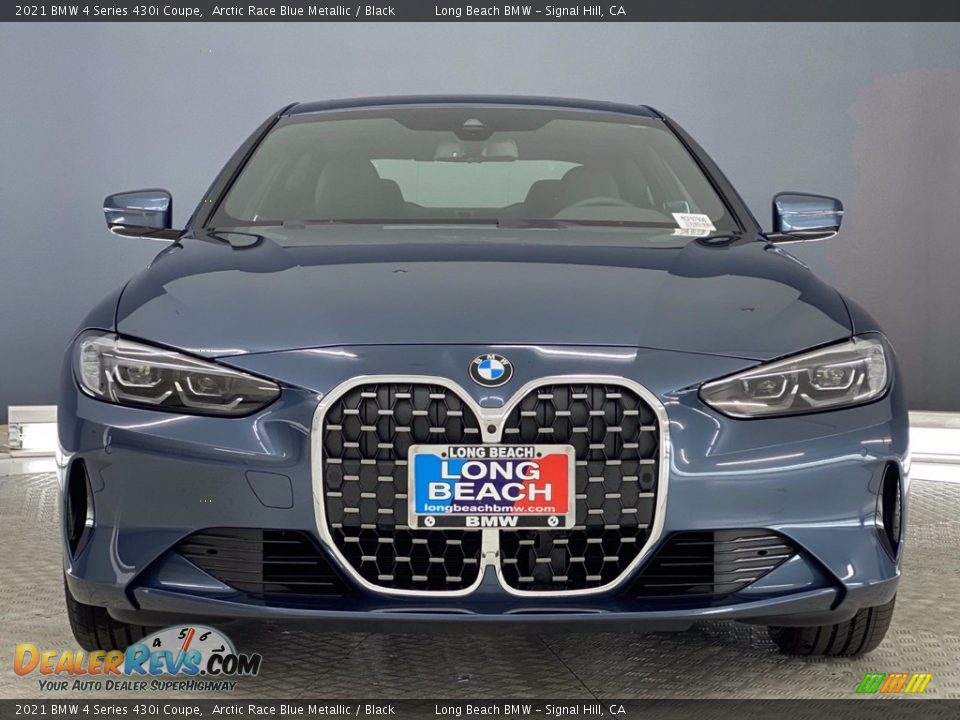 2021 BMW 4 Series 430i Coupe Arctic Race Blue Metallic / Black Photo #5
