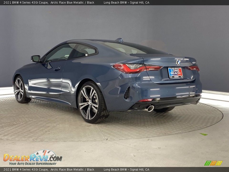 2021 BMW 4 Series 430i Coupe Arctic Race Blue Metallic / Black Photo #8