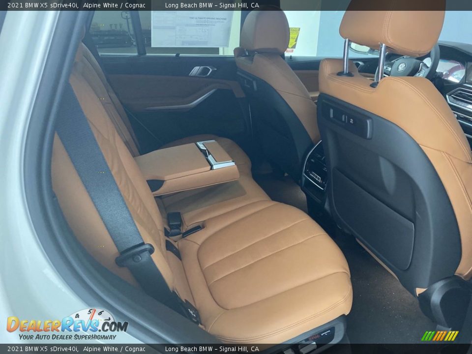 2021 BMW X5 sDrive40i Alpine White / Cognac Photo #26