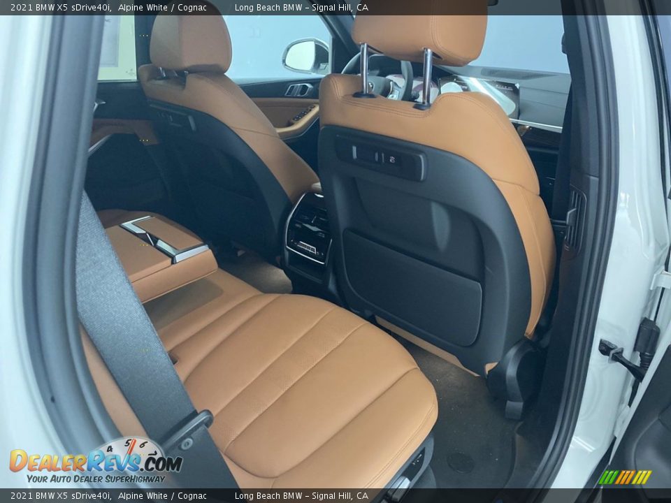 2021 BMW X5 sDrive40i Alpine White / Cognac Photo #27