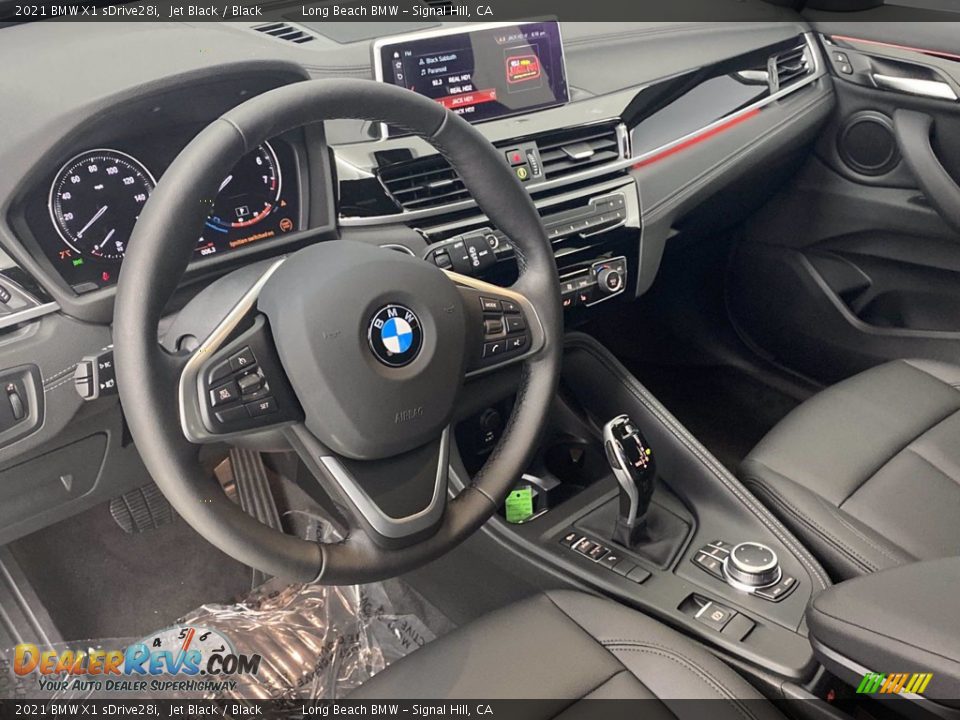 2021 BMW X1 sDrive28i Jet Black / Black Photo #14