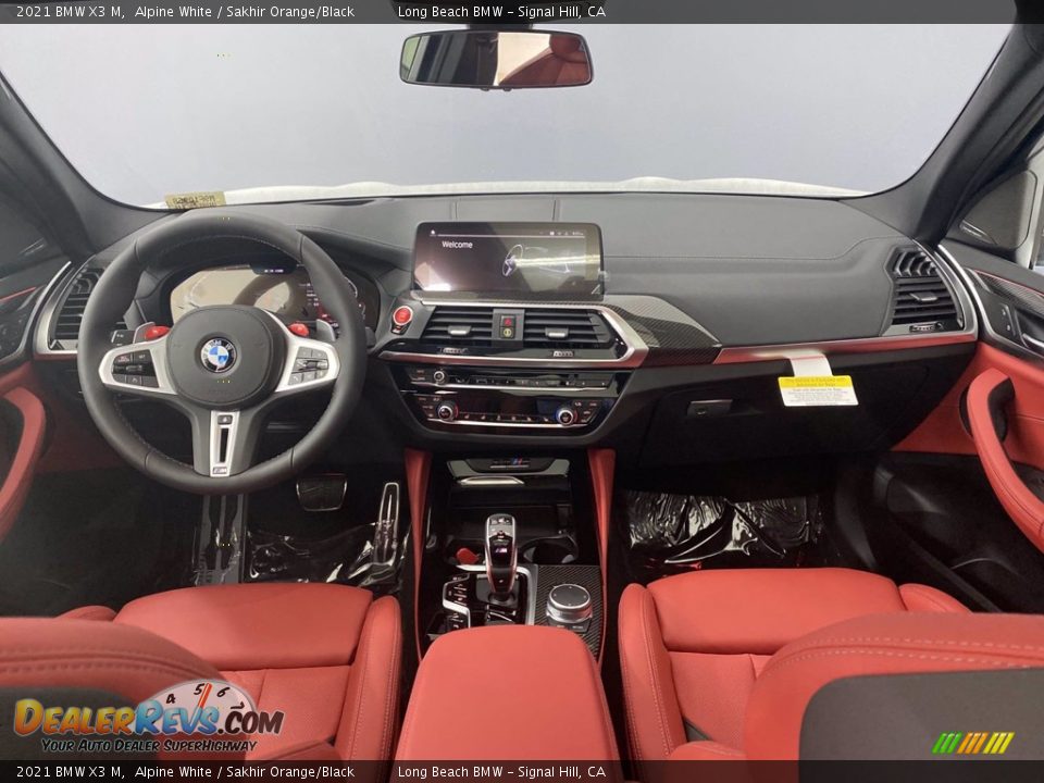 Sakhir Orange/Black Interior - 2021 BMW X3 M  Photo #2