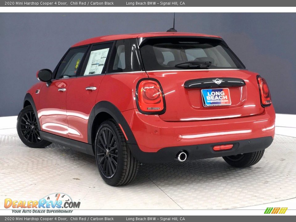 2020 Mini Hardtop Cooper 4 Door Chili Red / Carbon Black Photo #2