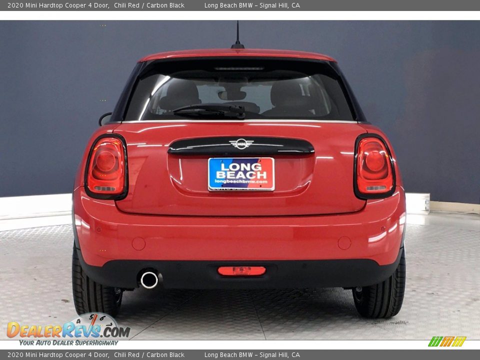 2020 Mini Hardtop Cooper 4 Door Chili Red / Carbon Black Photo #3