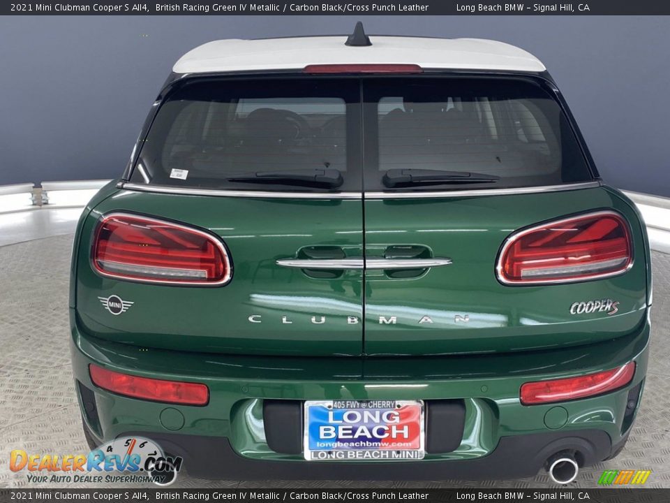 2021 Mini Clubman Cooper S All4 British Racing Green IV Metallic / Carbon Black/Cross Punch Leather Photo #9