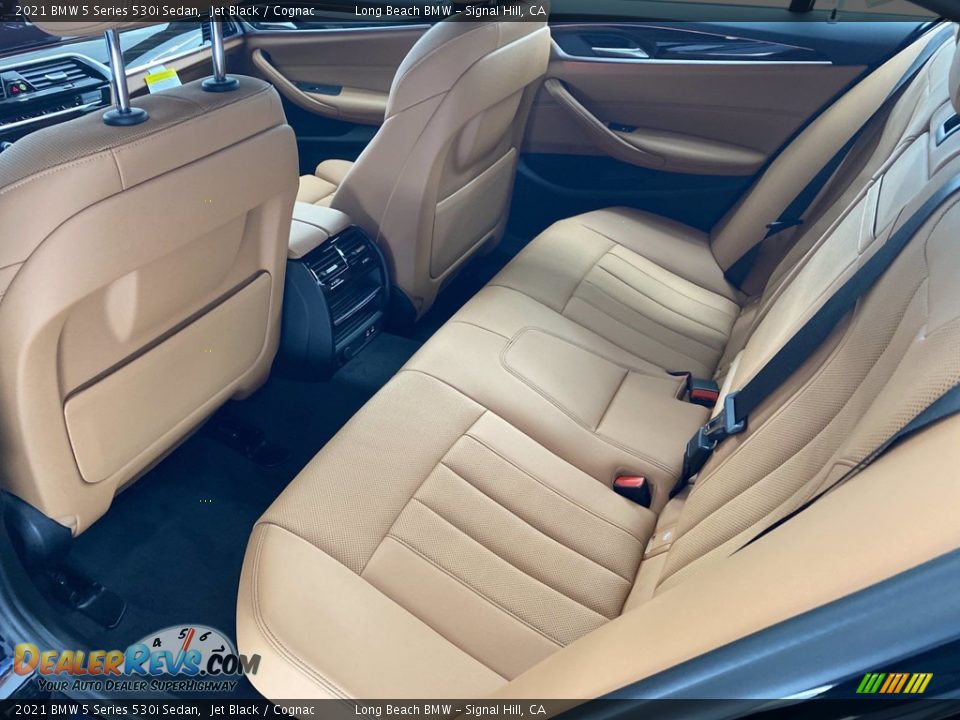 2021 BMW 5 Series 530i Sedan Jet Black / Cognac Photo #18