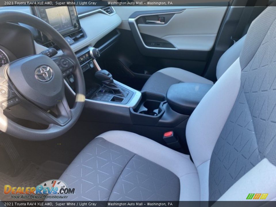 2021 Toyota RAV4 XLE AWD Super White / Light Gray Photo #4