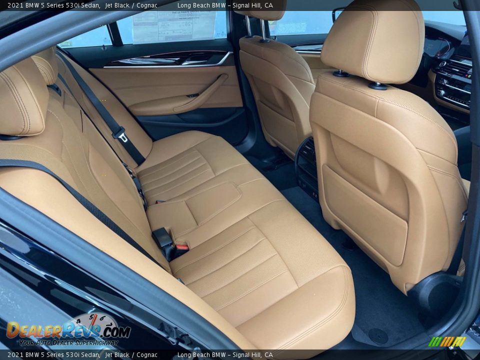 2021 BMW 5 Series 530i Sedan Jet Black / Cognac Photo #22