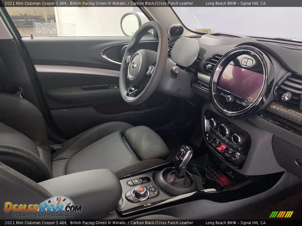 2021 Mini Clubman Cooper S All4 British Racing Green IV Metallic / Carbon Black/Cross Punch Leather Photo #18