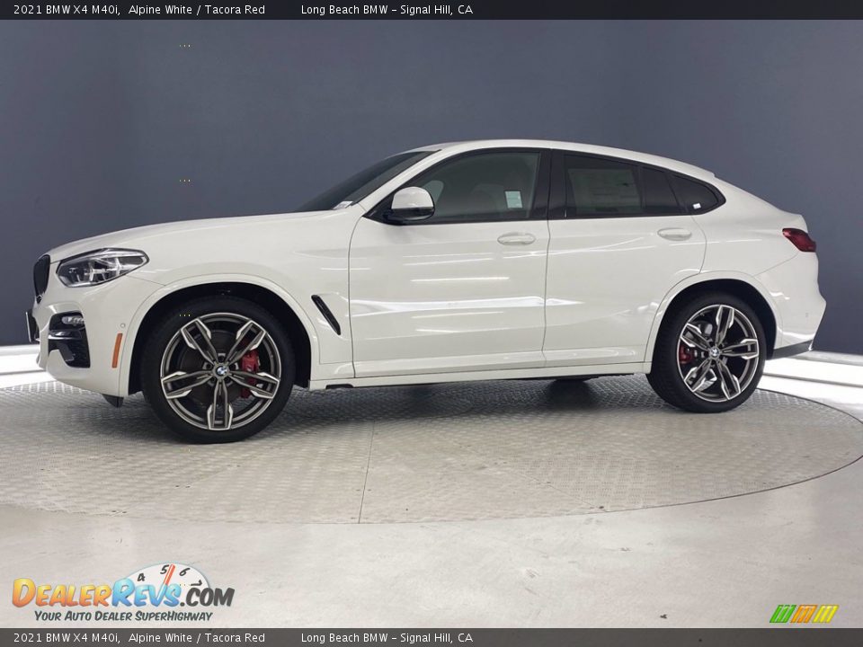 Alpine White 2021 BMW X4 M40i Photo #8