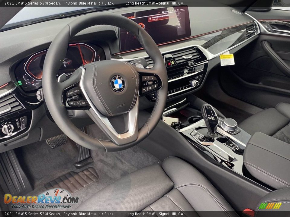 2021 BMW 5 Series 530i Sedan Phytonic Blue Metallic / Black Photo #3