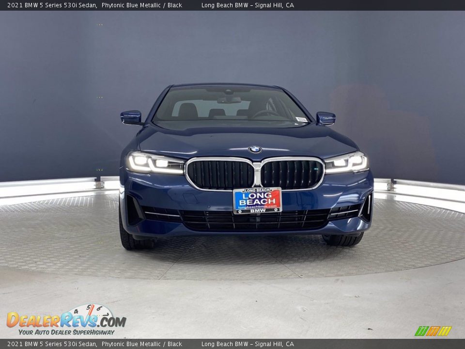 2021 BMW 5 Series 530i Sedan Phytonic Blue Metallic / Black Photo #4