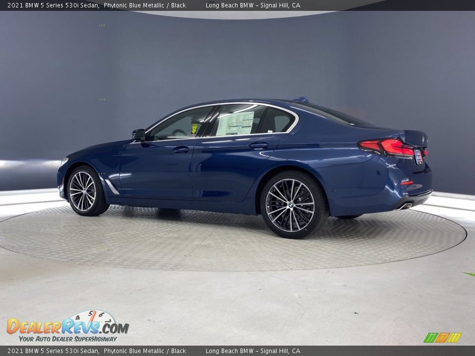 2021 BMW 5 Series 530i Sedan Phytonic Blue Metallic / Black Photo #8