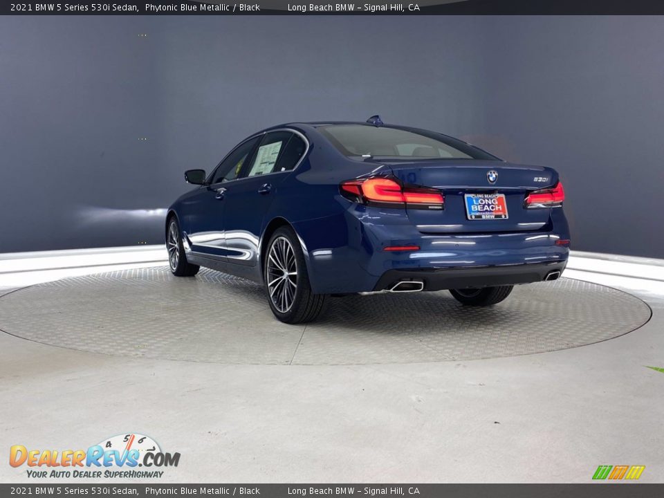 2021 BMW 5 Series 530i Sedan Phytonic Blue Metallic / Black Photo #9