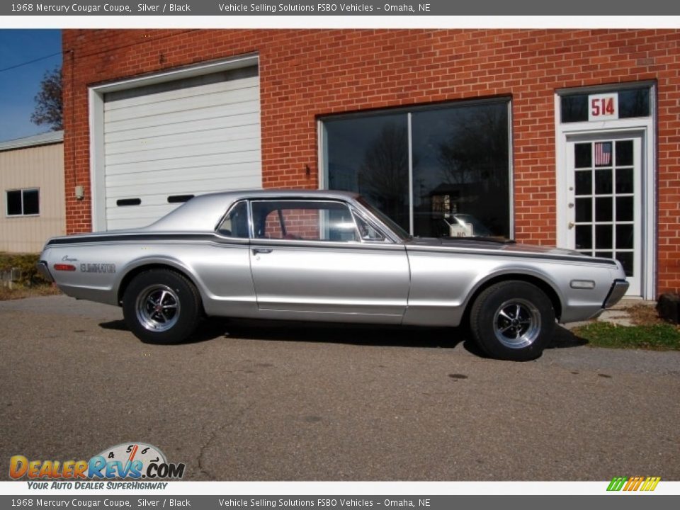 Silver 1968 Mercury Cougar Coupe Photo #12