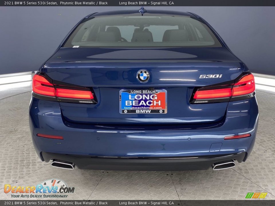 2021 BMW 5 Series 530i Sedan Phytonic Blue Metallic / Black Photo #10