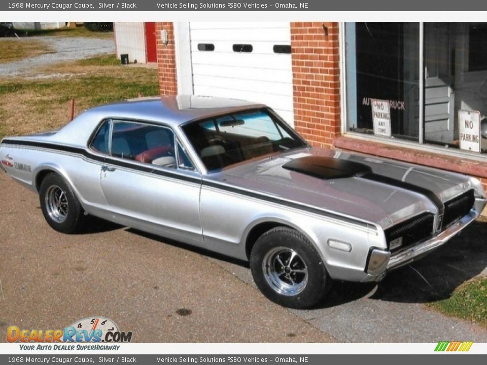 Silver 1968 Mercury Cougar Coupe Photo #13