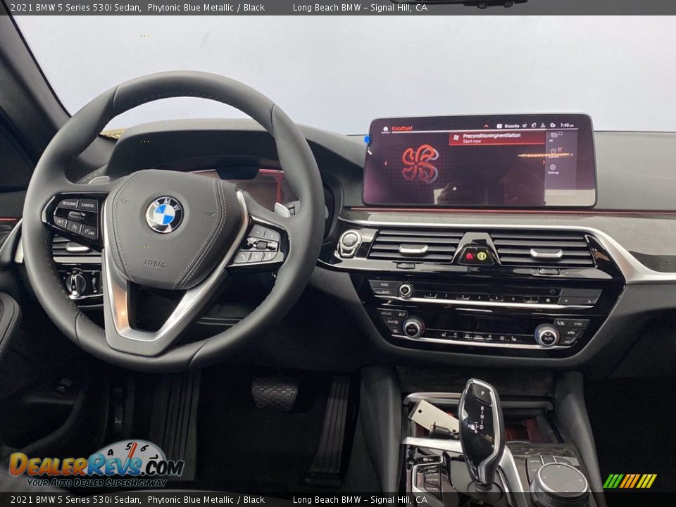 2021 BMW 5 Series 530i Sedan Phytonic Blue Metallic / Black Photo #17