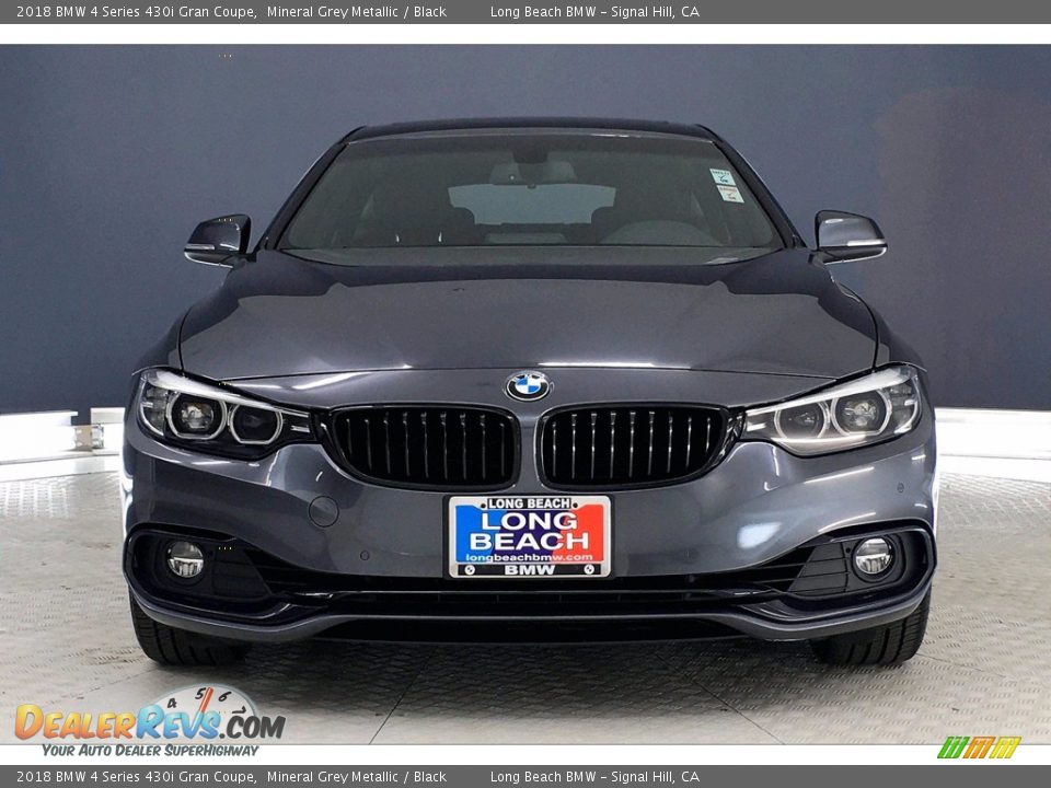 2018 BMW 4 Series 430i Gran Coupe Mineral Grey Metallic / Black Photo #2