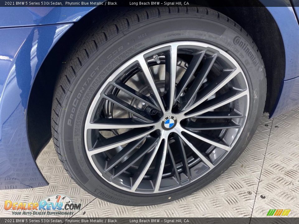 2021 BMW 5 Series 530i Sedan Phytonic Blue Metallic / Black Photo #18