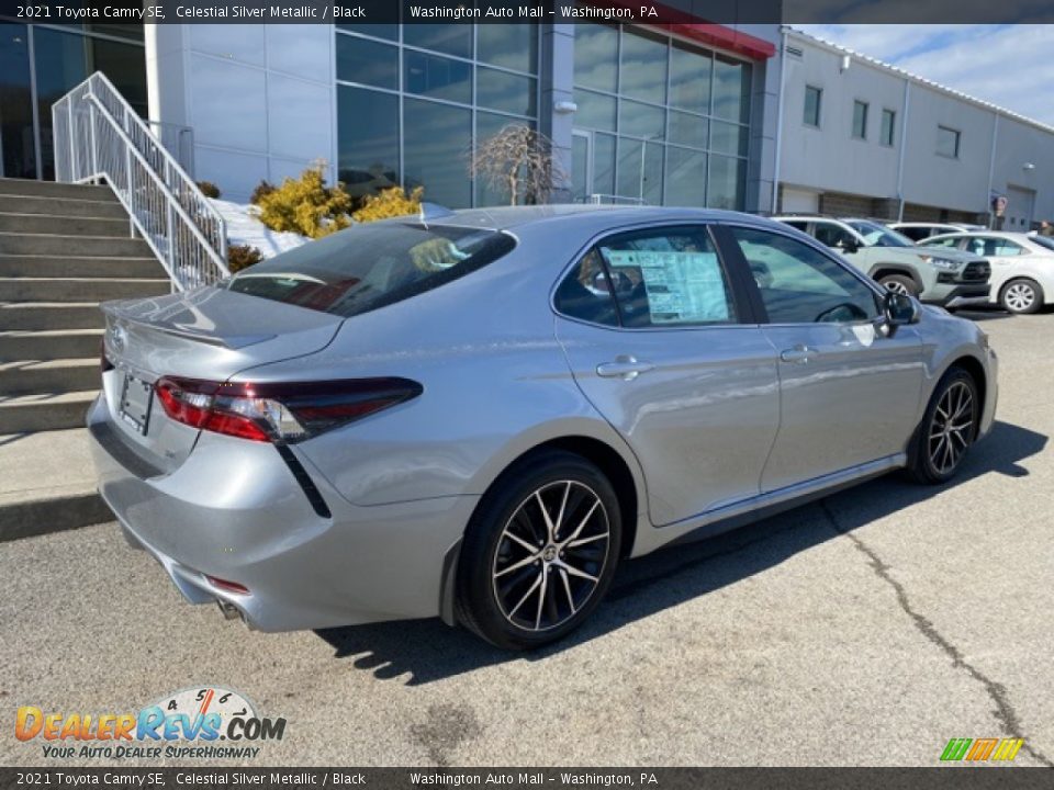 2021 Toyota Camry SE Celestial Silver Metallic / Black Photo #13