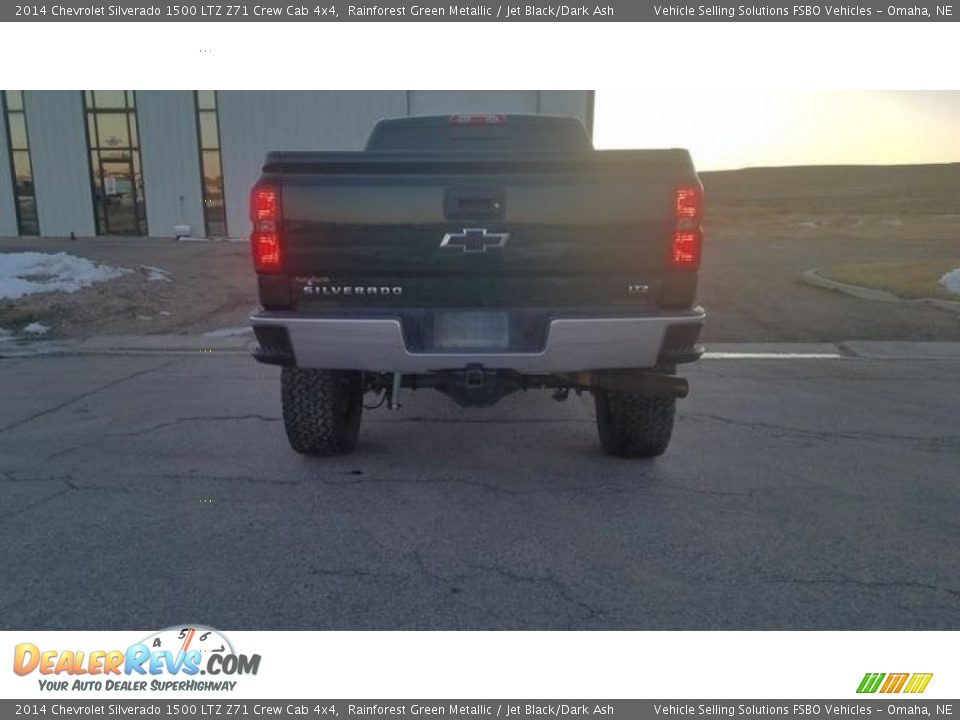 2014 Chevrolet Silverado 1500 LTZ Z71 Crew Cab 4x4 Rainforest Green Metallic / Jet Black/Dark Ash Photo #11