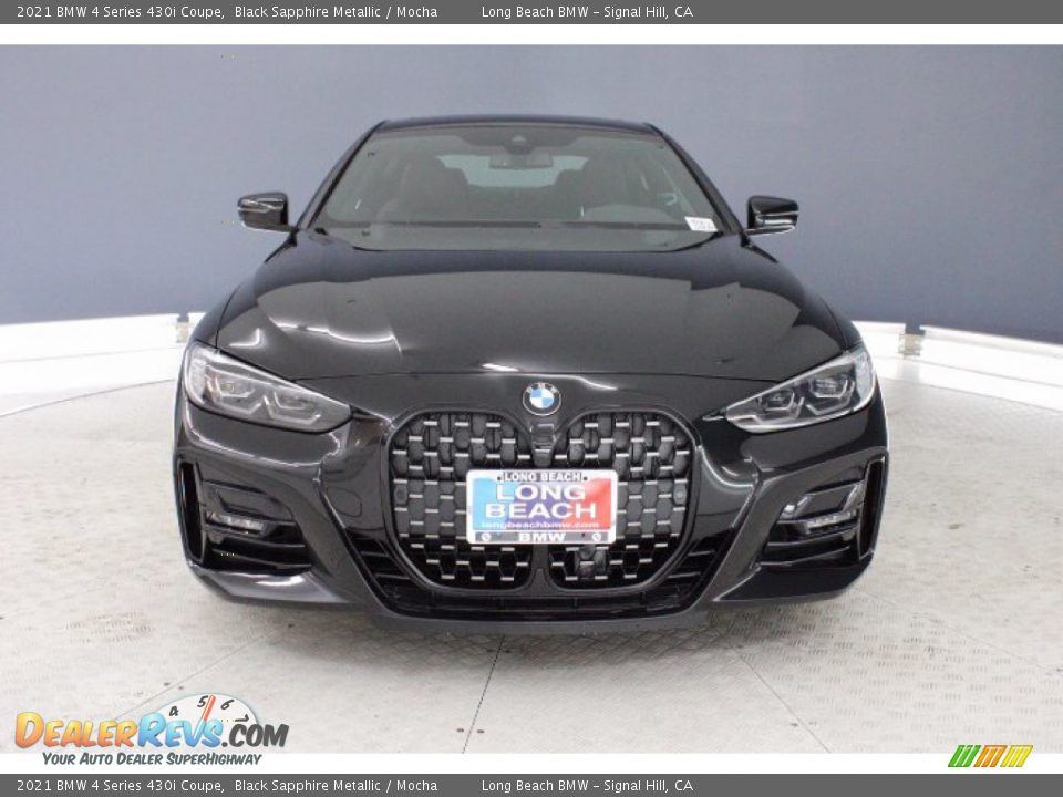 2021 BMW 4 Series 430i Coupe Black Sapphire Metallic / Mocha Photo #2