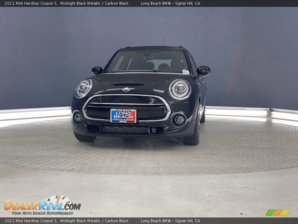 2021 Mini Hardtop Cooper S Midnight Black Metallic / Carbon Black Photo #5