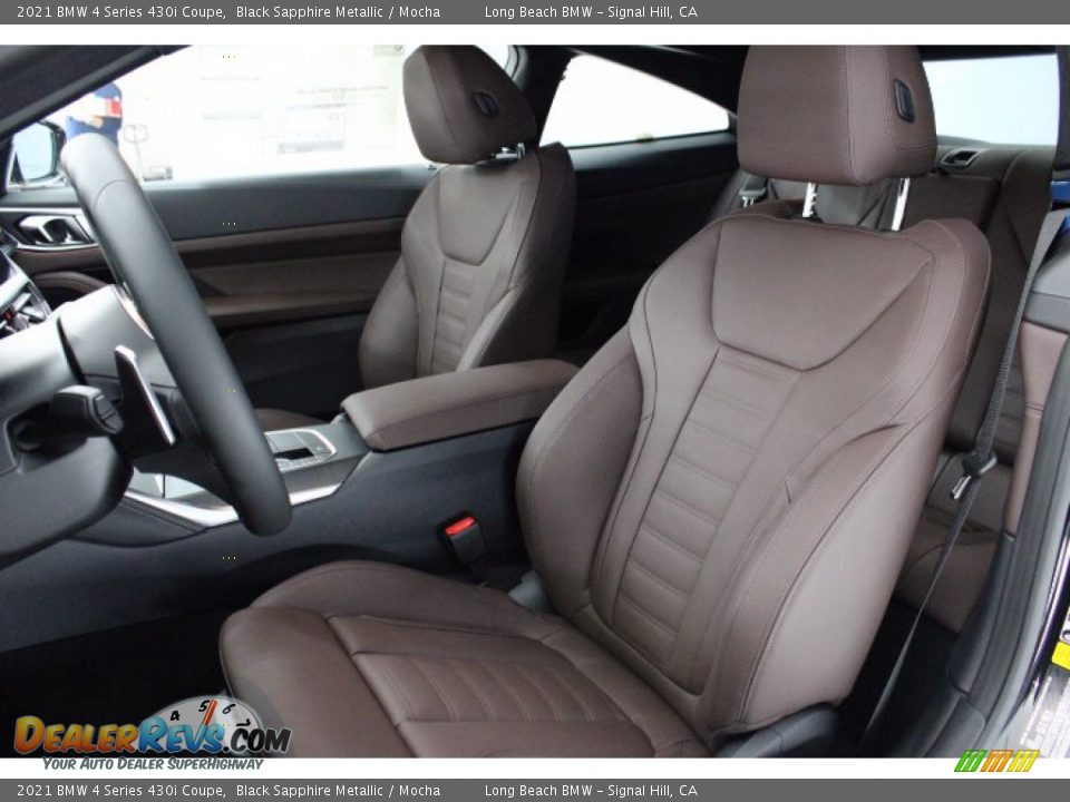 Front Seat of 2021 BMW 4 Series 430i Coupe Photo #6