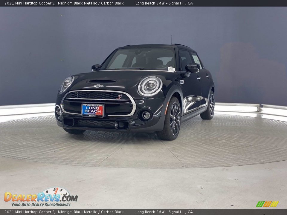 2021 Mini Hardtop Cooper S Midnight Black Metallic / Carbon Black Photo #6