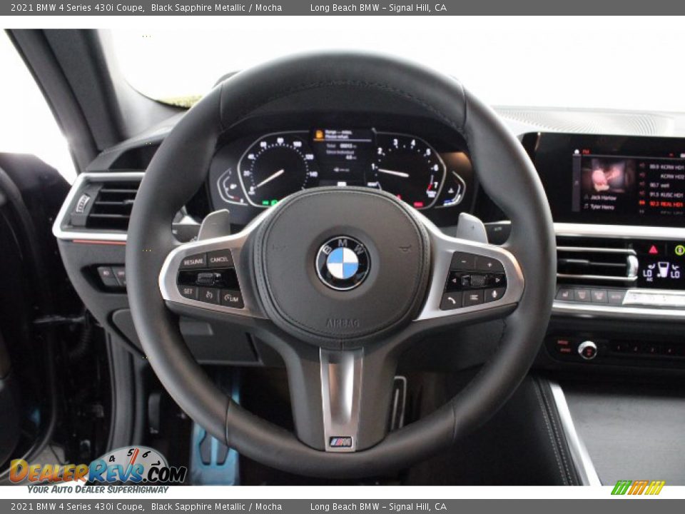 2021 BMW 4 Series 430i Coupe Steering Wheel Photo #8