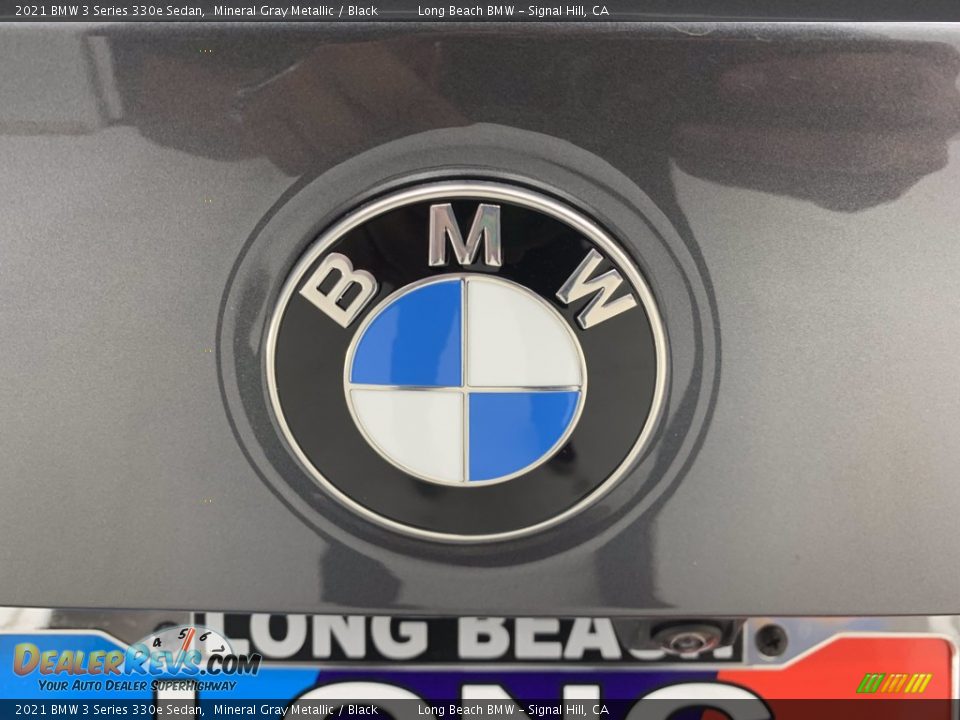2021 BMW 3 Series 330e Sedan Mineral Gray Metallic / Black Photo #13