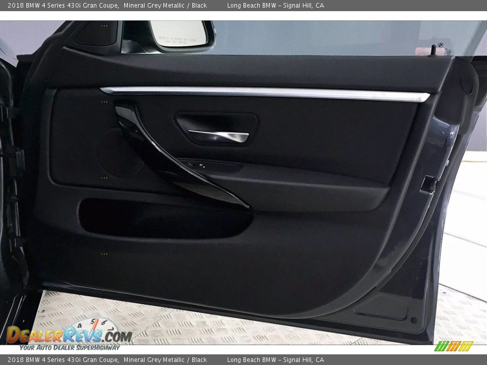 2018 BMW 4 Series 430i Gran Coupe Mineral Grey Metallic / Black Photo #24