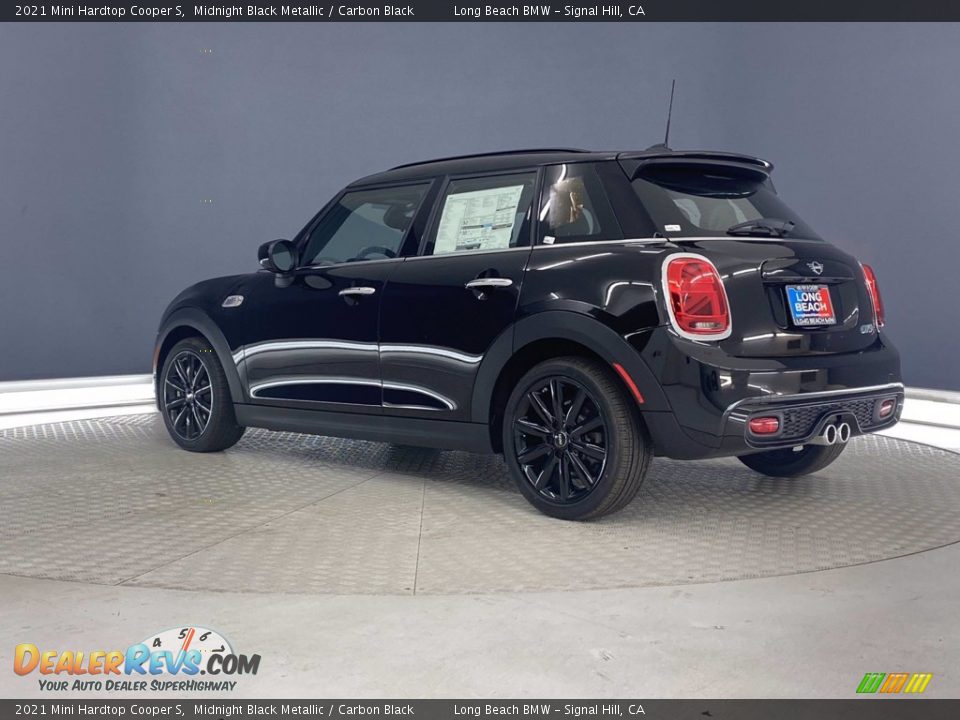 2021 Mini Hardtop Cooper S Midnight Black Metallic / Carbon Black Photo #12